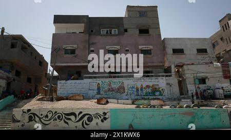 Das Ash-Shati-Lager in Gaza-Stadt, Gazastreifen, 2019 Stockfoto