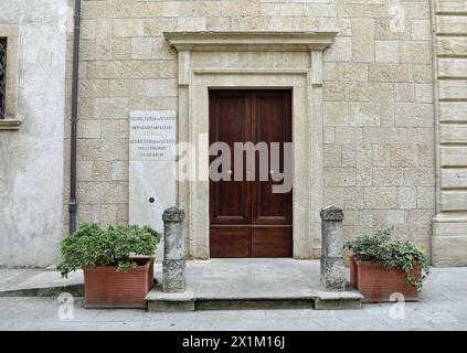 Bürogebäude in San Marino Stockfoto