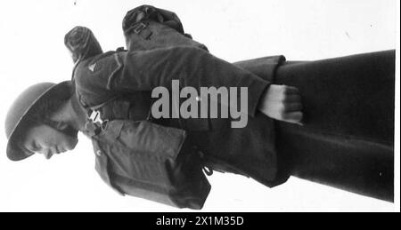 Das neue Einsatzpaket wurde für ATS-Personal entwickelt, das während der Signaloperationen der British Army transportiert werden kann. Stockfoto