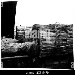 Eine spezielle Vorrichtung, Load 6, wird verwendet, um Panzern das Besteigen außergewöhnlich steiler Steigungen zu ermöglichen, British Army. Stockfoto