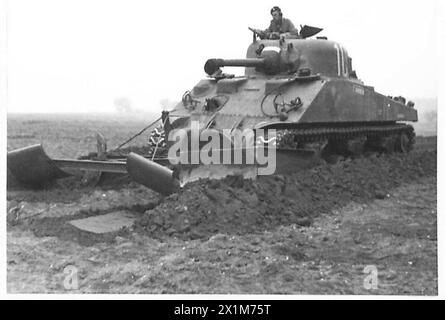 SONDERAUFTRAG FÜR DIE 79. PANZERDIVISION - Plough, britische Armee Stockfoto