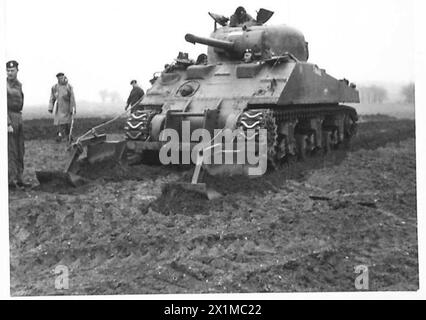 SONDERAUFTRAG FÜR DIE 79. PANZERDIVISION - Plough, britische Armee Stockfoto