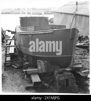 DIE INGENIEURE VON ROYAL BAUEN DAS NEUE CRAFT50 FT. Twin Screw Tug - Allgemeine Ansicht des Schleppers, britische Armee Stockfoto