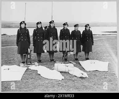 Überblick über die Aktivitäten der RAF in Großbritannien zwischen 1940 und 1945, einschließlich Personal, Betrieb und Luftfahrzeuge. Stockfoto