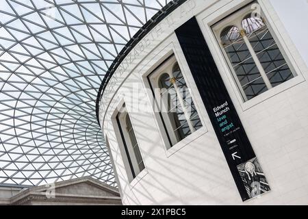 London, Vereinigtes Königreich - 10. Mai 2019 - Edvard Munch Ausstellung im British Museum Stockfoto