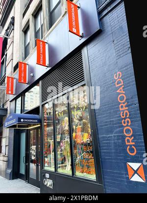 Crossroads Trading Second Store, West 13th Street, New York City, New York, USA Stockfoto
