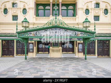 Das Gaiety Theatre & Opera House ist ein historisches Theater in Douglas, Isle of man. Es ist Teil des VillaGaiety Complex, einschließlich Villa Marina Stockfoto