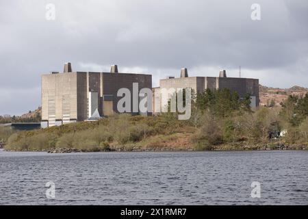 Atomfa Trawsfynydd Kernkraftwerk Stockfoto