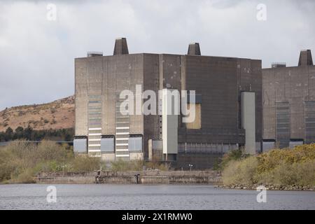 Atomfa Trawsfynydd Kernkraftwerk Stockfoto