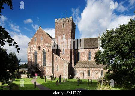 Die Abtei Dore, die seit 16. Jahrhundert als Pfarrkirche genutzt wurde, wurde 1147 als Zisterzienserabtei gegründet. Stockfoto