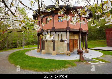 Eisen-Museum. Parque y Ferrería de Mirandaola. Legazpi, Gipuzkoa, Baskisches Land, Spanien. Stockfoto