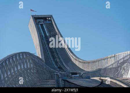 Holmenkollbakken, Holmenkollen, Schanze, Schanze, Oslo, Norwegen Stockfoto