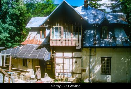 Dorf in den Siebenbürgischen Karpaten Stockfoto