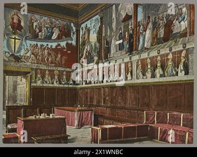 Sala Capitular in der Kathedrale von Toledo, Catedral de Santa Maria de la Asuncion de Toledo, ist die Kathedrale des Erzbistums Toledo in Toledo, Spa Stockfoto