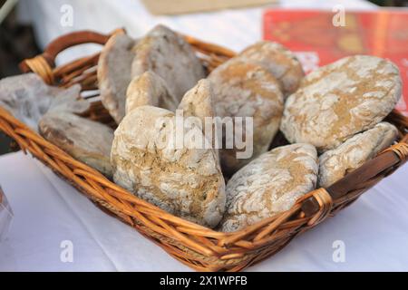 Typisches Brot. Vipiteno. Trentino Südtirol. Italien Stockfoto