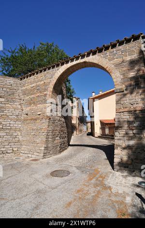 Belforte Del Chienti. Marken. Italien Stockfoto