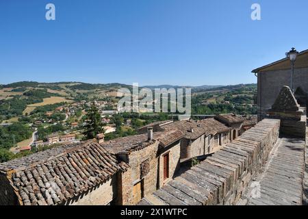 Belforte Del Chienti. Marken. Italien Stockfoto