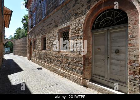 Belforte Del Chienti. Marken. Italien Stockfoto