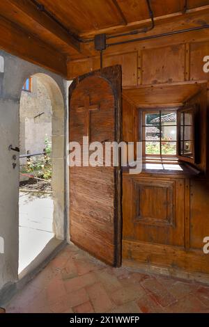 Die Zelle von San Romualdo. Eremitage von Camaldoli. Poppi. Toskana. Italien Stockfoto