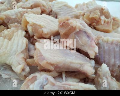 Gefrorene Chicken Wings zum Verkauf in Supermärkten Stockfoto