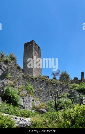 Festung von Precetto. Ferentillo. Valnerina. Umbrien. Italien Stockfoto