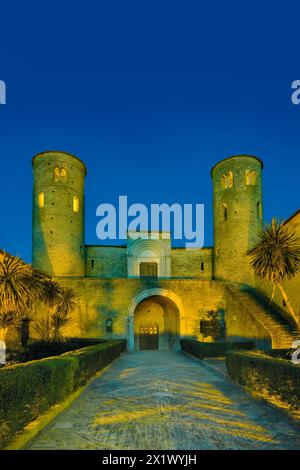 Abtei von San Claudio Al Chienti. Corridonia. Marken. Italien Stockfoto