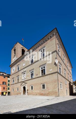 Palazzo Della Signoria. Jesi. Marken. Italien Stockfoto