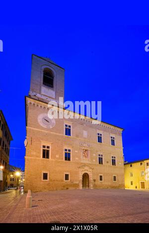 Palazzo Della Signoria. Jesi. Marken. Italien Stockfoto