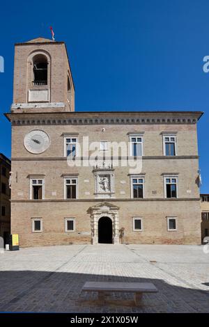 Palazzo Della Signoria. Jesi. Marken. Italien Stockfoto