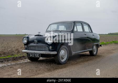 1955 Austin A40 Cambridge klassischer britischer Familienwagen aus den 1950er Jahren Stockfoto