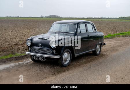 1955 Austin A40 Cambridge klassischer britischer Familienwagen aus den 1950er Jahren Stockfoto