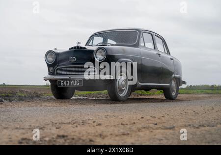 1955 Austin A40 Cambridge klassischer britischer Familienwagen aus den 1950er Jahren Stockfoto