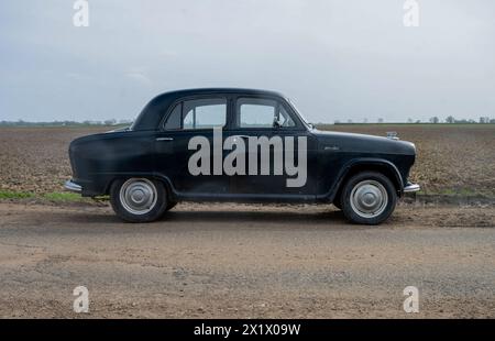 1955 Austin A40 Cambridge klassischer britischer Familienwagen aus den 1950er Jahren Stockfoto