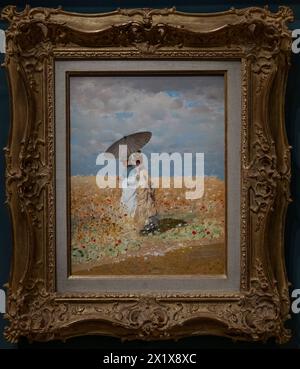 Paris, Frankreich - 04 12 2024: Museum Orsay. In dem Weizen, gemalt von Giuseppe de Nittis Stockfoto