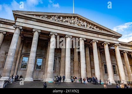 British Museum – Entdecken Sie zwei Millionen Jahre Geschichte und Kultur der Menschheit. Stockfoto