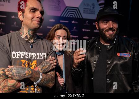 La la Love You, Gewinner des Best Videclip Award, bei den MIN Independent Music Awards 2024 in Saragossa, Spanien Stockfoto