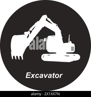 Bagger Symbol Vektor Illustration einfaches Design Stock Vektor