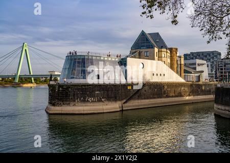 Das Schokoladenmuseum am Rhein in Köln, Nordrhein-Westfalen, Deutschland Stockfoto