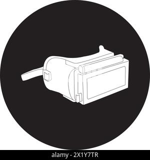 Schweißbrillen Icon Vektor Illustration Symbol Design Stock Vektor