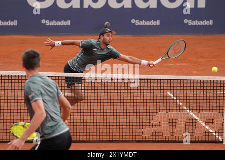 April 2024; Real Club de Tenis Barcelona 1899, Barcelona, Spanien: ATP 500 Barcelona Open Banc Sabadell Tennis, 4. Tag; Facundo Diaz Acosta (ARG) Stockfoto