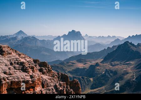 Bilder von der Sellagruppe in den Dolomiten Stockfoto