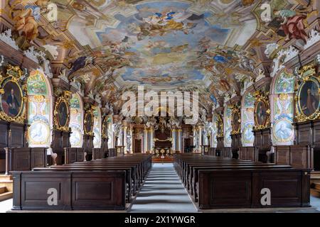 Aula Leopoldina in der Universität (Uniwersytet) im Universitätsviertel in der Altstadt (Stare Miasto) von Wrocław (Breslau, Breslau) in der Dolnoślą Stockfoto