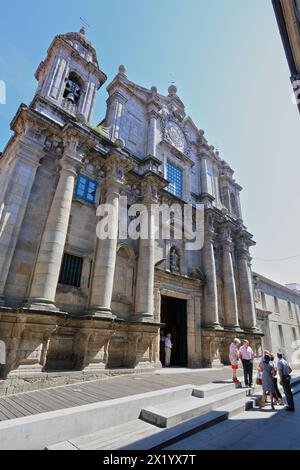 Kirche von San Bartolomé, Pontevedra, Galicien, Spanien. Stockfoto