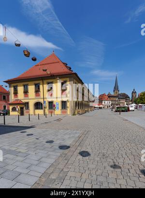 Die Korbmacherstadt Lichtenfels mit ihrer historischen Altstadt, dem Stadtteil Lichtenfels, Oberfranken, Franken, Bayern, Deutschland Stockfoto