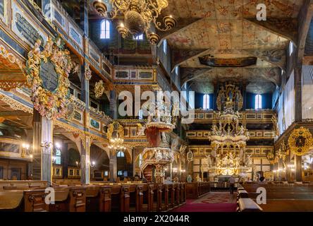 Evangelische Friedenskirche der Heiligen Dreifaltigkeit (Kościół Pokoju; Kosciol Pokoju) in Świdnica (Schweidnitz, Swidnica) in der Woiwodschaft Dolnośląskie P. Stockfoto