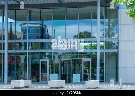 Sysco Global Support Center am Hauptsitz in Houston, Texas, USA. Stockfoto