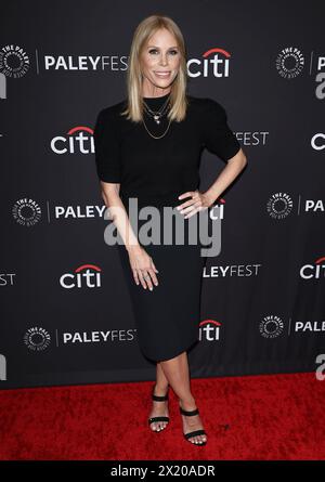 Hollywood, USA. April 2024. Cheryl Hines kommt am PaleyFest LA an, halten Sie Ihre Begeisterung im Dolby Theater in Hollywood, CA am Donnerstag, den 18. April 2024. (Foto: Juan Pablo Rico/SIPA USA) Credit: SIPA USA/Alamy Live News Stockfoto