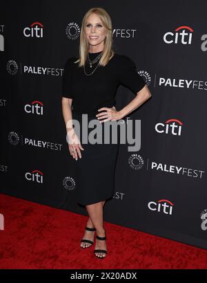 Hollywood, USA. April 2024. Cheryl Hines kommt am PaleyFest LA an, halten Sie Ihre Begeisterung im Dolby Theater in Hollywood, CA am Donnerstag, den 18. April 2024. (Foto: Juan Pablo Rico/SIPA USA) Credit: SIPA USA/Alamy Live News Stockfoto