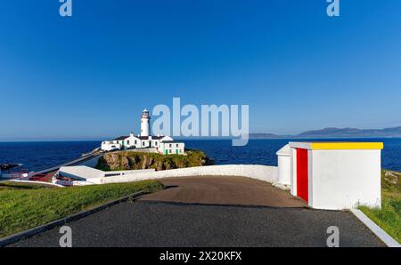 Irland, County Donegal, Fanad Head Leuchtturm Stockfoto