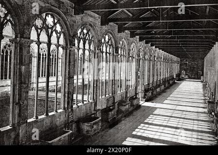 IL camposanto di Pisa von Giuseppe Abbati. Friedhofskloster der Kathedrale Santa Maria Assunta auf der Piazza dei Miracoli, Pisa. Toskana, Italien. Europa. Zeichnung von Charles Barbant (1844 - 1921) Reise durch die Toskana 1881 von Eugene Muntz (1845 - 1902) Le Tour du Monde 1886 Stockfoto